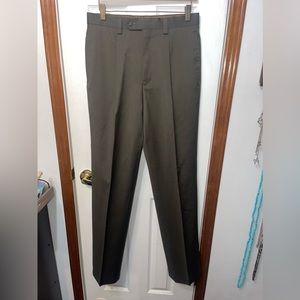 Joseph Abboud Modern Fit Suit Separates Pants, Olive/Brown color TAILORED 30x36